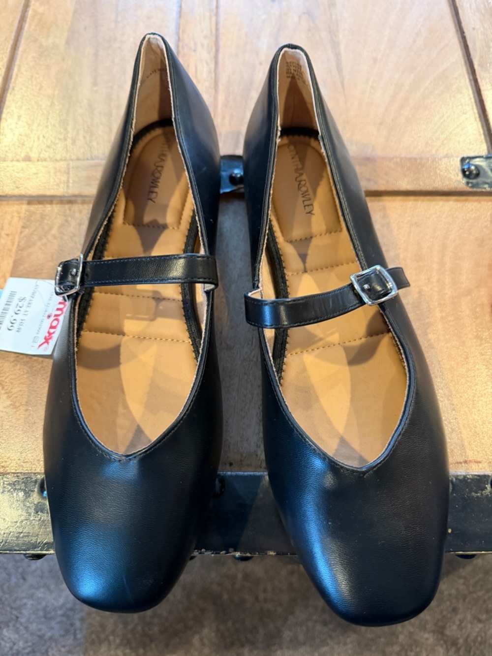 Cynthia Rowley NWT Black Mary Jane Flats with Buckle